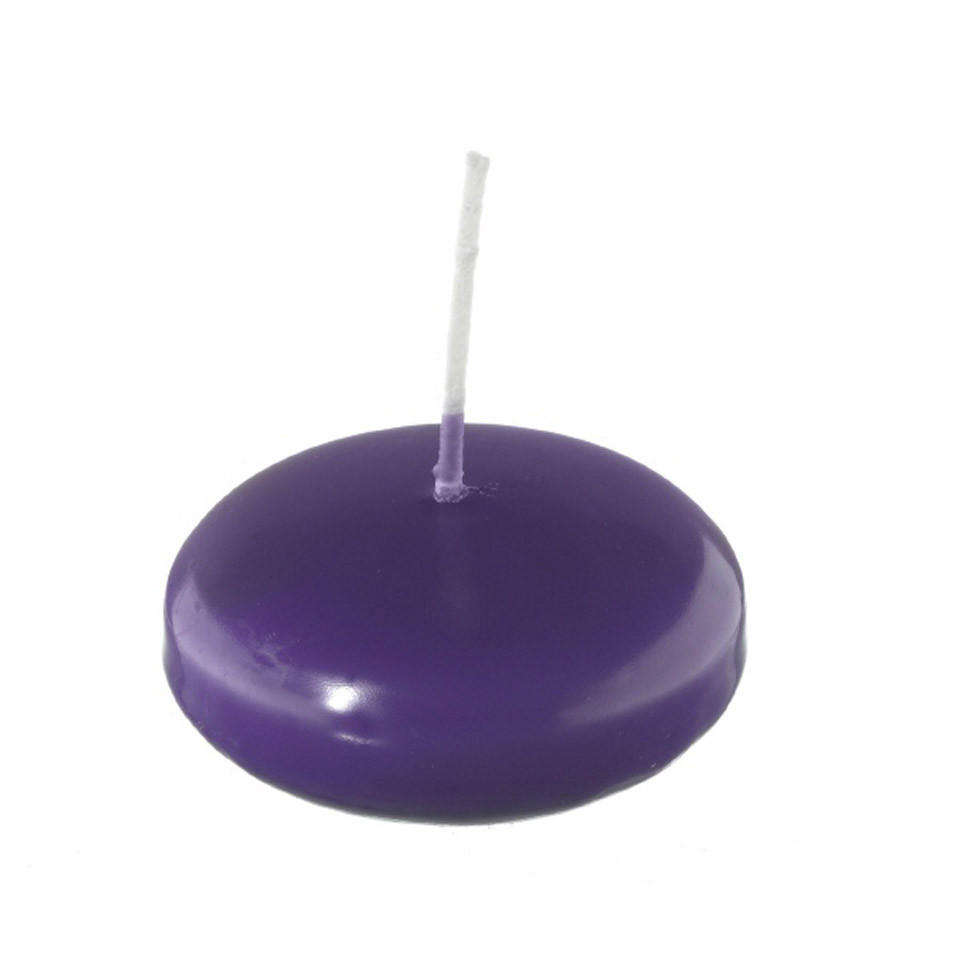 SCHWIMMKERZEN Lila 26 x Ø 42 mm, 8 Stück - Lila, Paraffin (4.2/2.6/2.6cm) - Kopschitz Kerzen