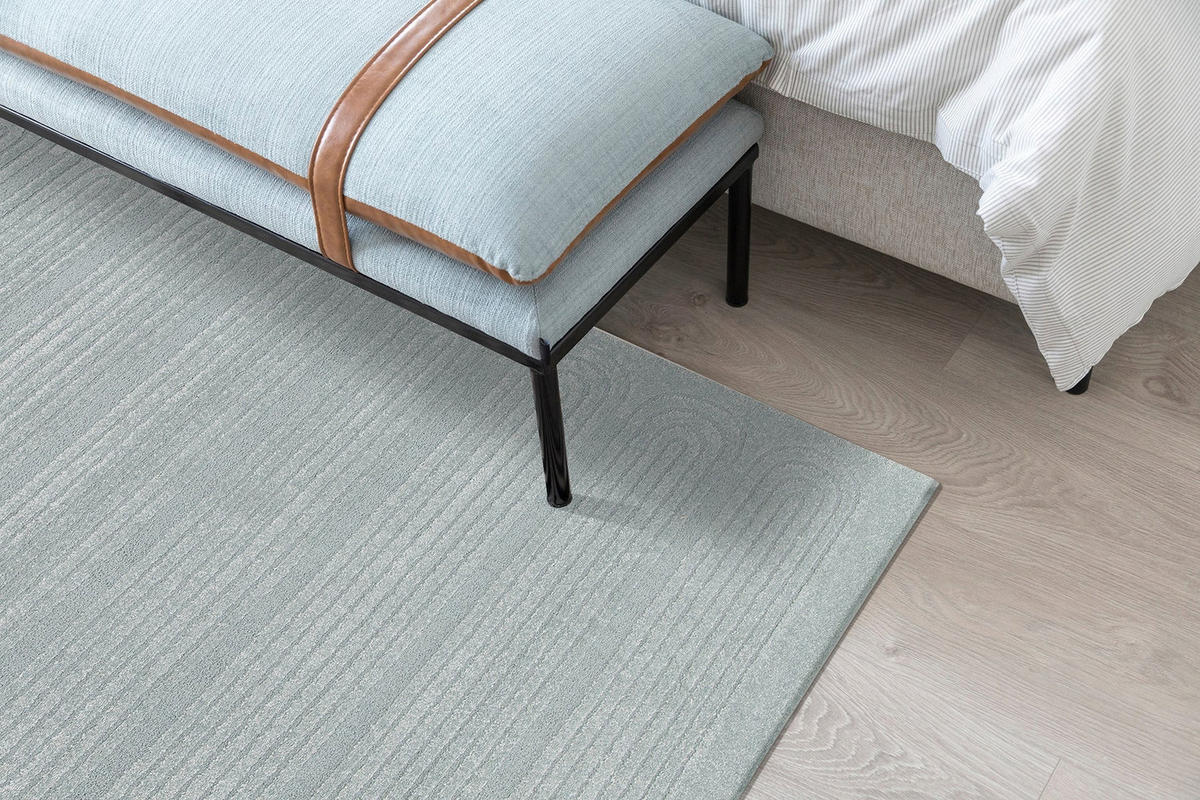 TEPPICH sehr weich mit Relief-Effekt blau - Blau, Textil (200/290cm) - AFK Living