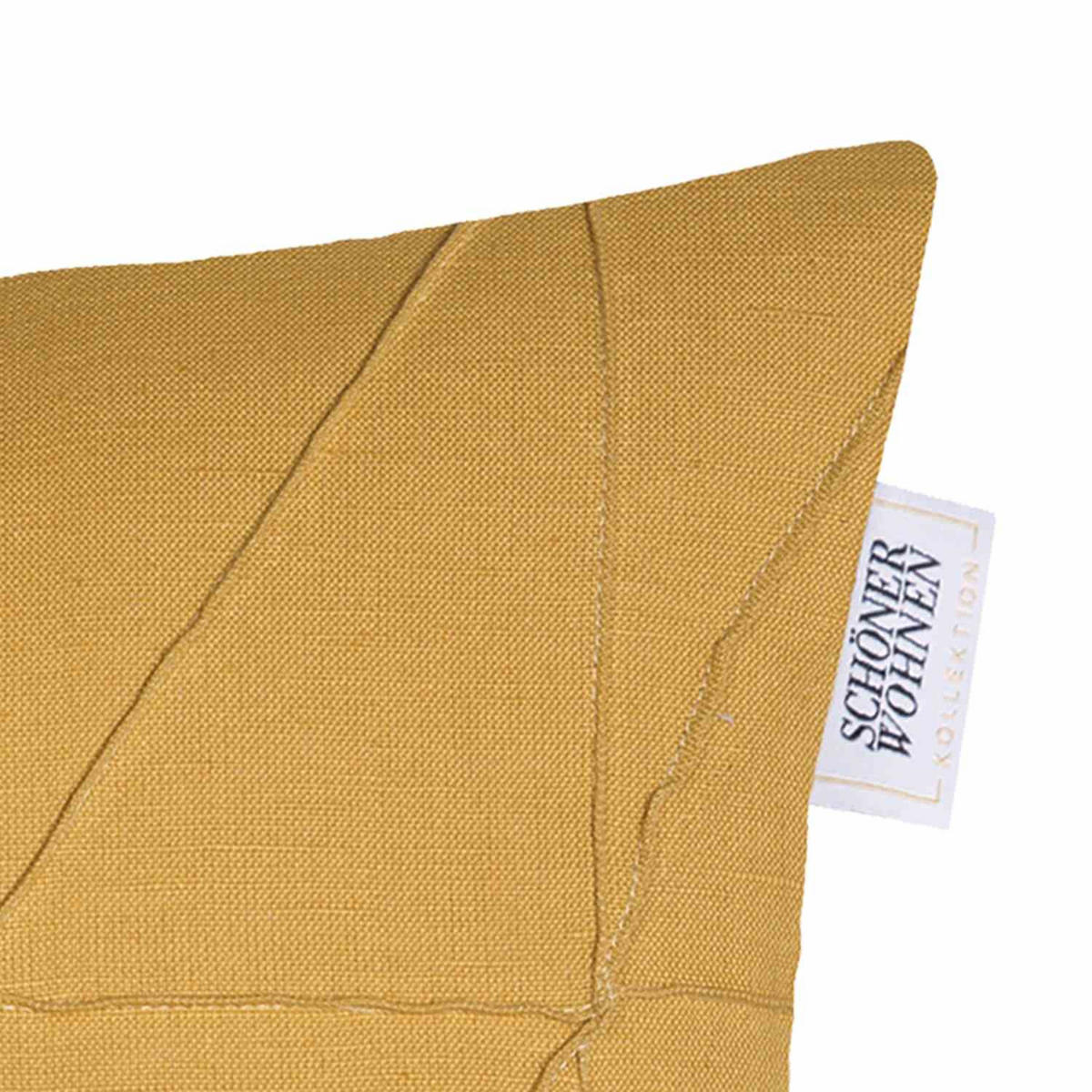 ZIERKISSENHÜLLE ACROSS - Cognac, Textil (45/45cm) - Schöner Wohnen