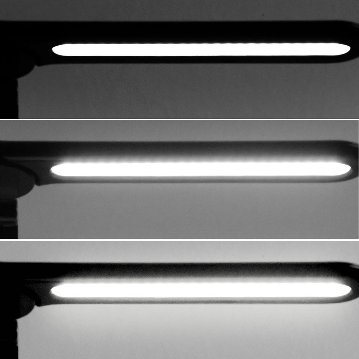 LED TISCHLEUCHTE Schwarz mit verstellbarem Arm - Schwarz, Kunststoff (14/28/72cm)