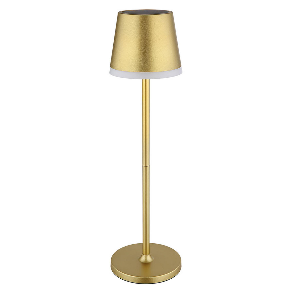 LED AUSSENLEUCHTE Solar Gold - Goldfarben, Metall (11/11/41cm) - Globo Lighting