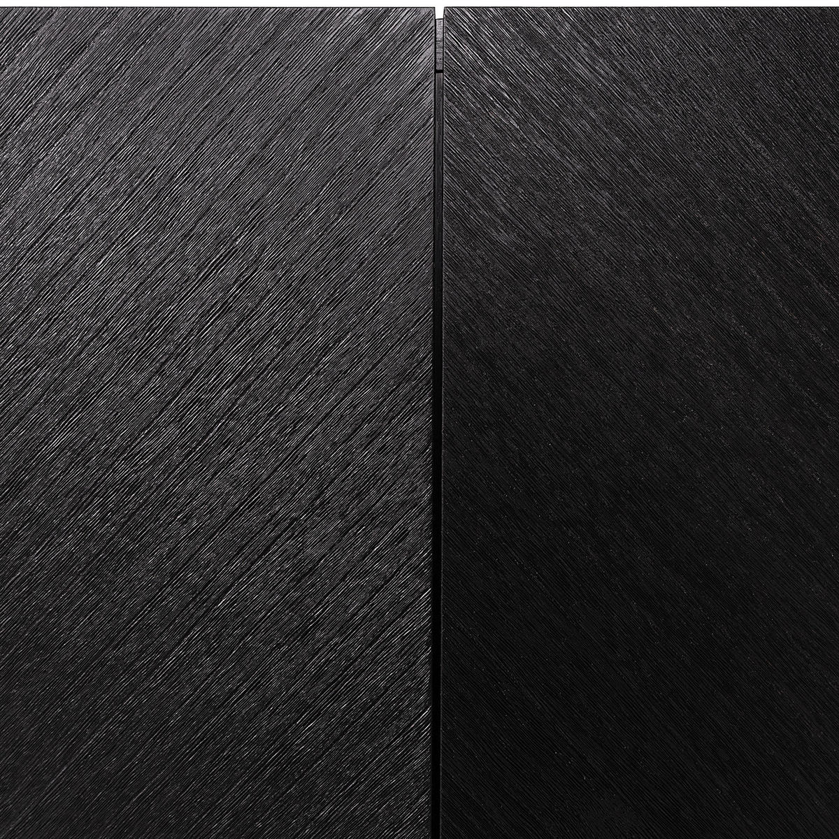 SIDEBOARD - 180 cm - Schwarz, Holzwerkstoff (180/75/40cm) - home24