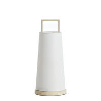 TISCHLAMPE Fyon Braun Ø16/37,5 cm - Braun, Textil (16/16/37.5cm) - Light & Living
