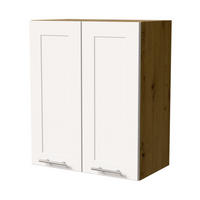 HÄNGESCHRANK Oslo W3/60 Eiche Artisan / Weiß Matt 60 / 32,5 / 72cm - Eiche Artisan/Weiß, Holz/Holzwerkstoff (60/72/32.5cm) - Feldmann-Wohnen