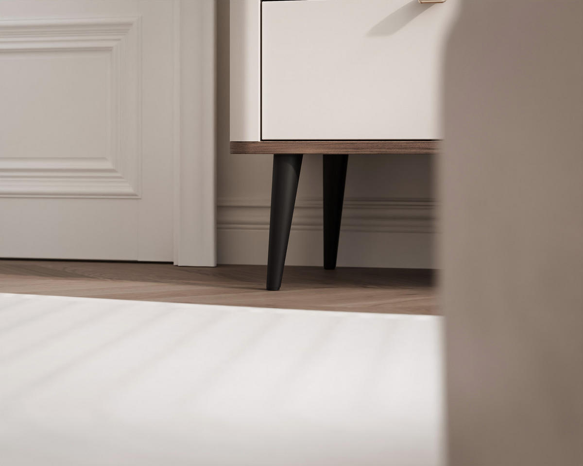 KOMMODE mit Schubladen NAVANI 160 cm Kaschmir Nuss - Kaschmir/Nussbaumfarben, Holzwerkstoff (160/82/40cm) - Idohome