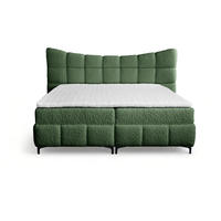 BOXBETT Nova In Rolf - Grün, Holzwerkstoff/Textil (140/200cm) - Fun Möbel