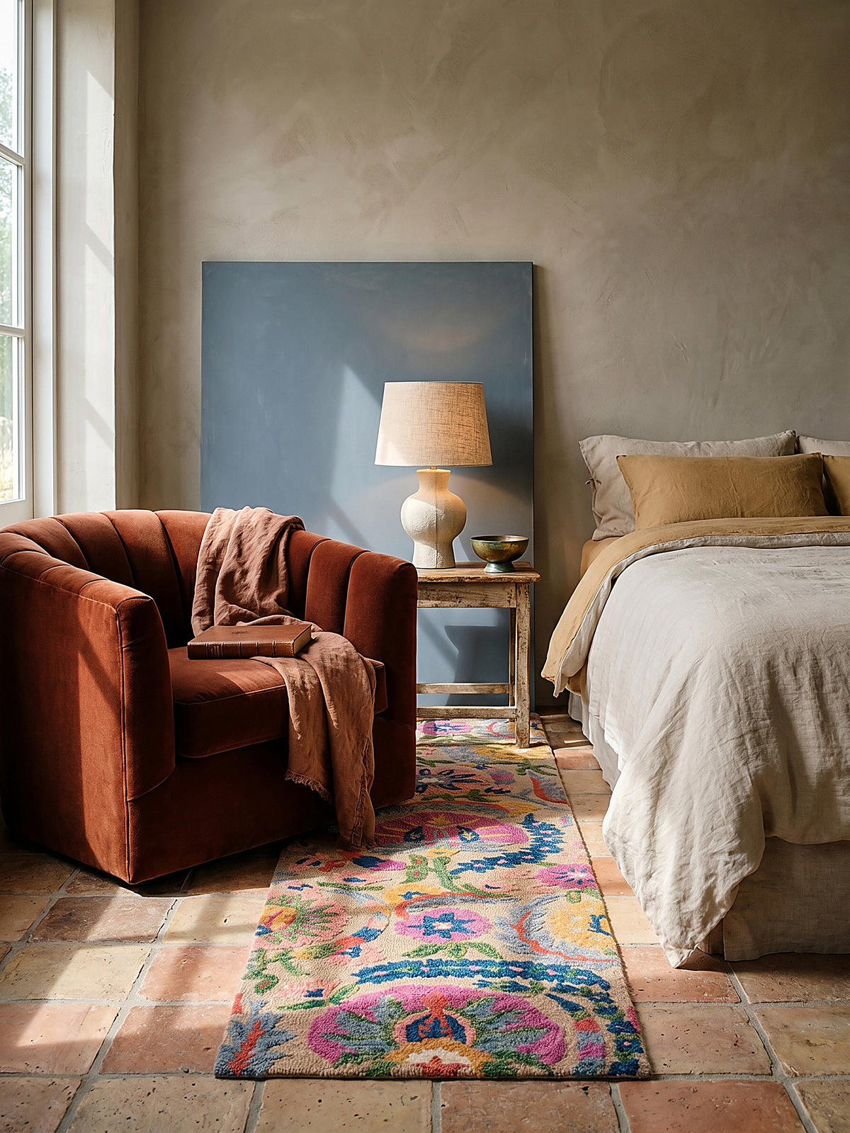 WOLLTEPPICH HEDDA, floral, Bunt, 80 x 300 cm - Multicolor, Textil (80/300cm) - KADIMA DESIGN