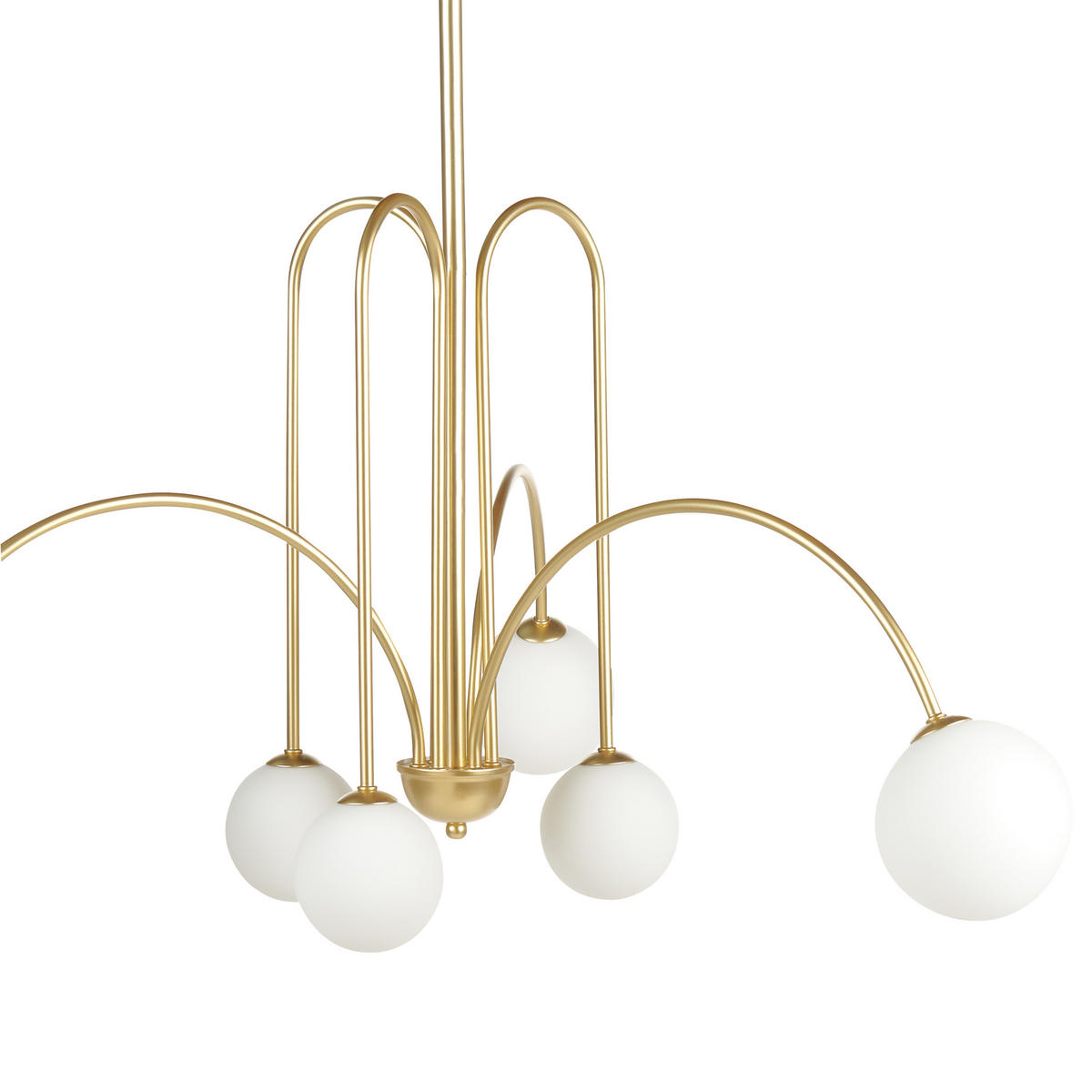 KRONLEUCHTER Forbes 80/80/80 cm - Goldfarben, Metall (80/80/80cm) - Beliani