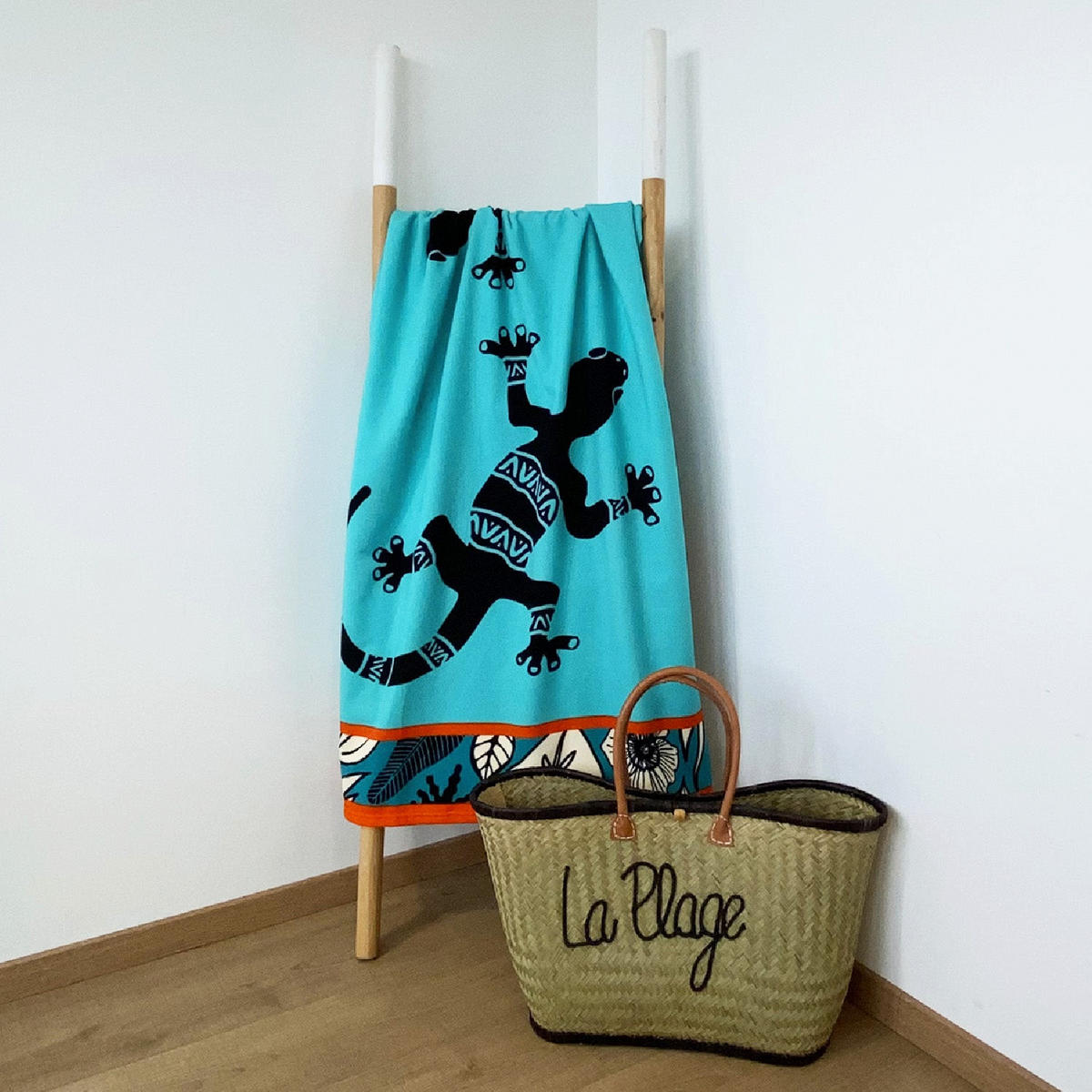 MIKROFASER STRANDTUCH Bondi 90x170 250g/m² blau - Blau, Textil (90/170cm) - LE COMPTOIR DE LA PLAGE