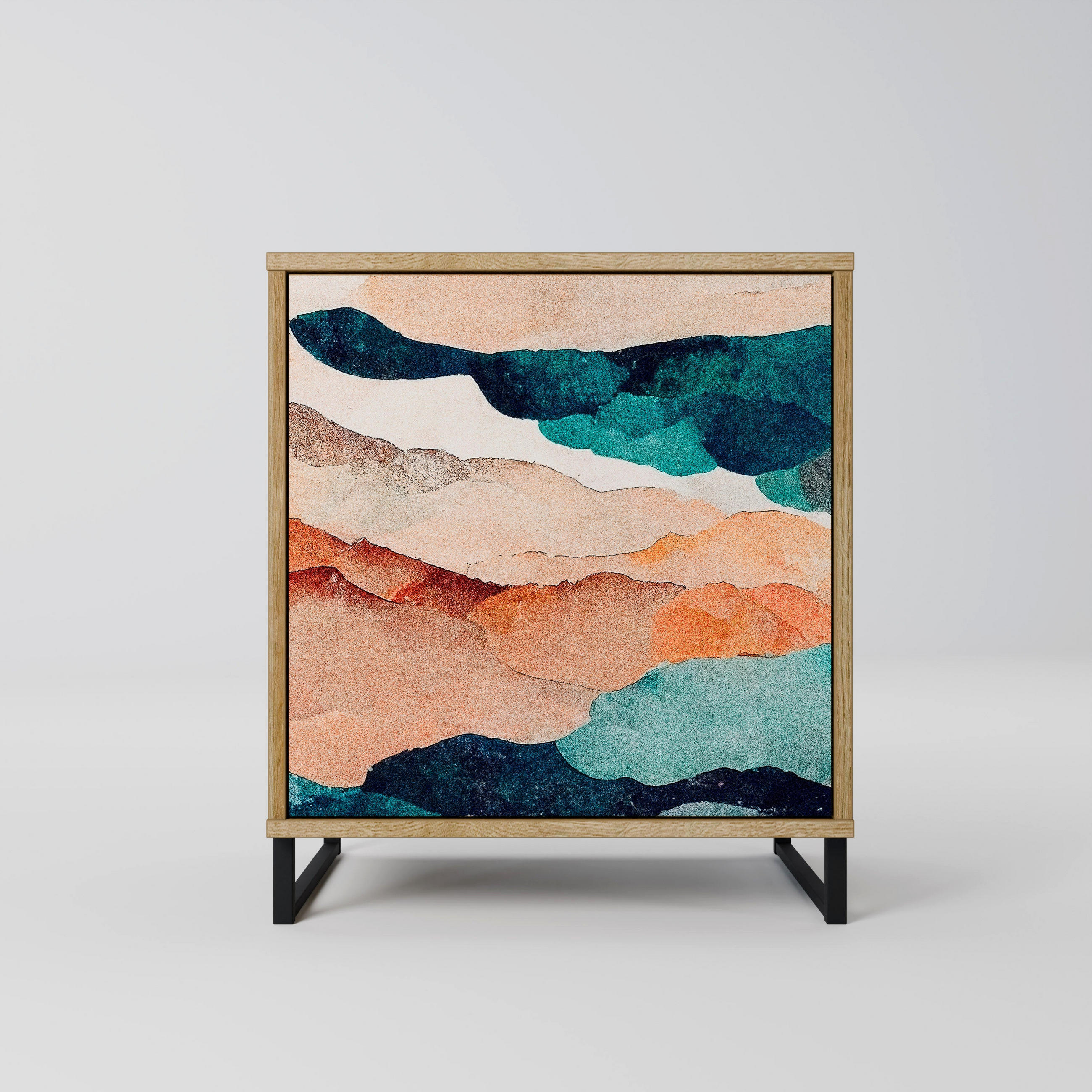 SpaceRebels Sideboard Eiche 57.5x67.5x42 cm