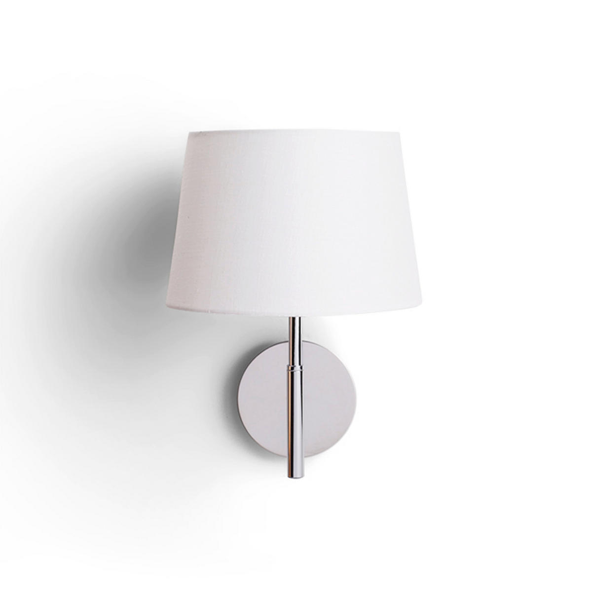 WANDLEUCHTE BROADWAY Weiß Chrom 15 W - Weiß, Metall (23.5/32.5/28.5cm) - Rendl