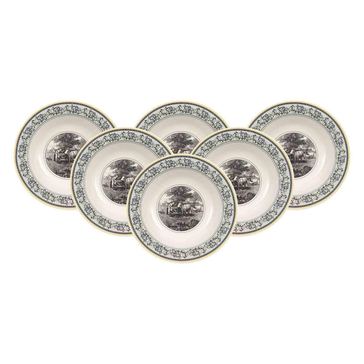 SALATSCHALEN Audun Ferme bunt ø 19,9 cm 6er Set - Multicolor, Keramik (19cm) - Villeroy & Boch