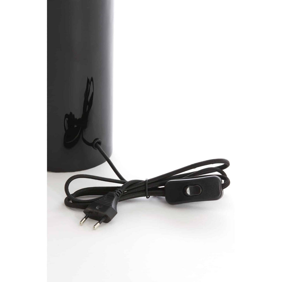 LAMPENFUSS Petch Schwarz 22/22/40 cm - Schwarz, Metall (22/22/40cm) - Light & Living