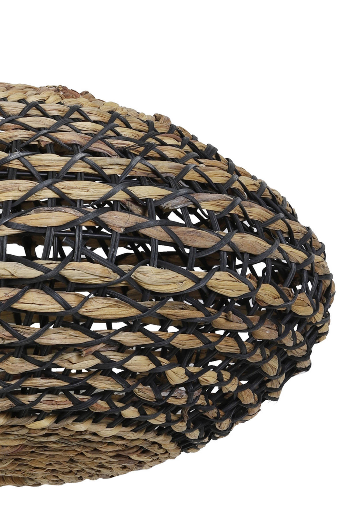 HÄNGELAMPE Tripoli Schwarz Ø60/29,5 cm - Schwarz, Holz (60/60/29.5cm) - Light & Living