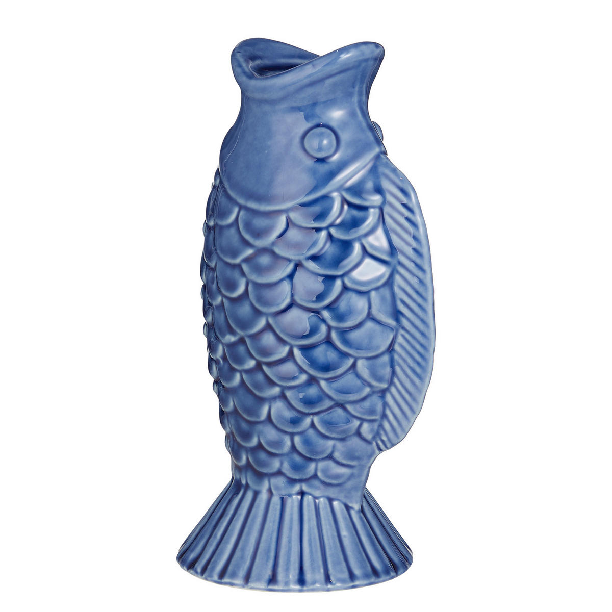 KERZENHALTER Seaside Fisch - Blau, Keramik (9/20/11cm) - Butlers