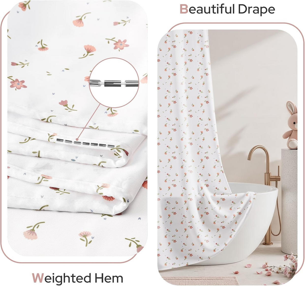 DUSCHVORHANG – 180 x 180 cm – Material: Polyester - Multicolor, Textil (180/180cm)