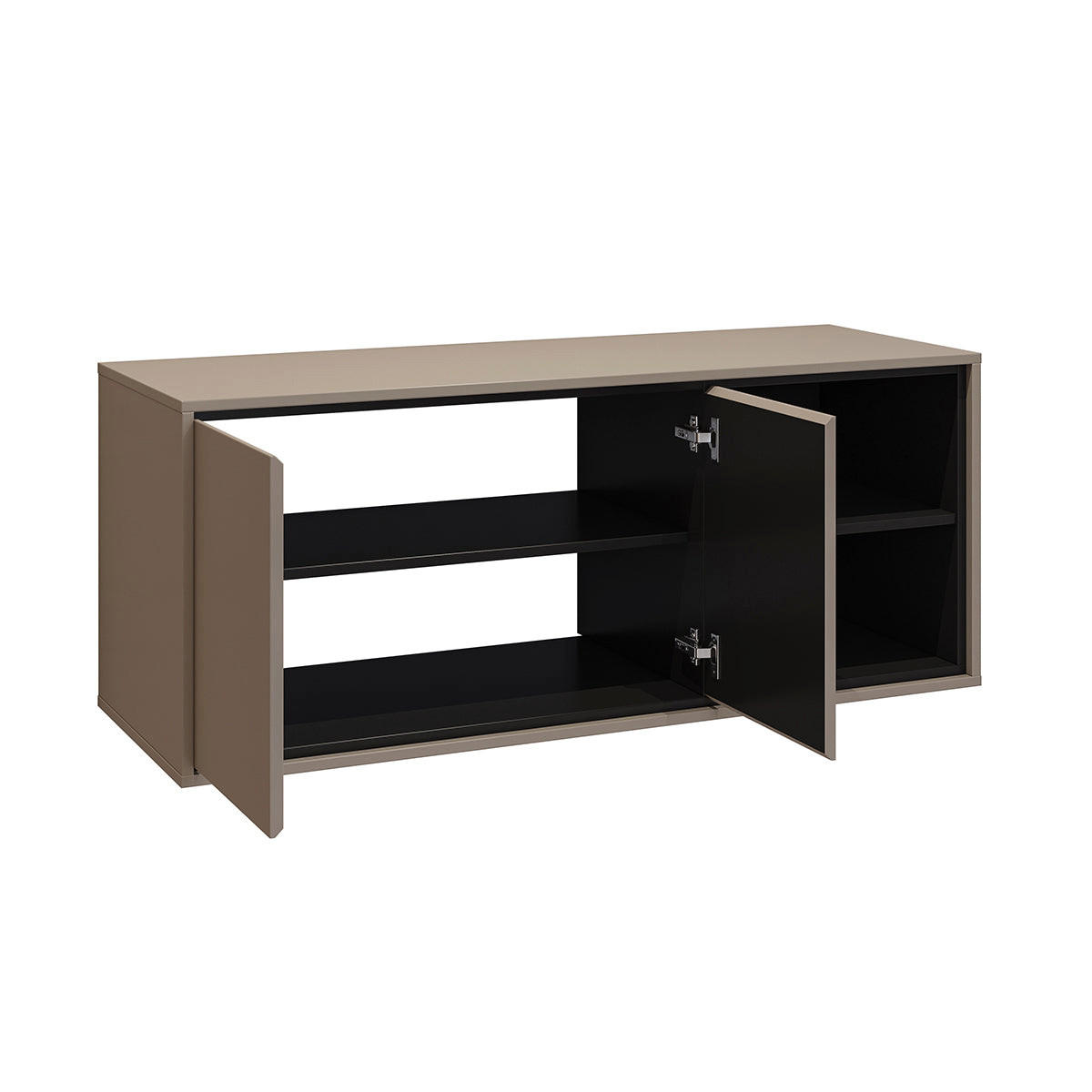 WASCHTISCHUNTERSCHRANK 120cm Sophéa Taupe - Taupe, Holzwerkstoff (120/50.8/48cm) - Petits-meubles