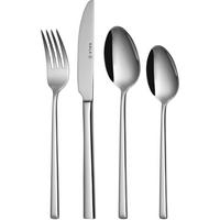 BESTECKSET Luxor - 18/10 Edelstahl - 24-teilig / 6 Personen - Silberfarben, Metall - Sola