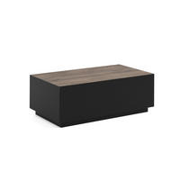 COUCHTISCH MORISS - Schwarz/Sahara, Holzwerkstoff (55/100/36cm) - Meblini