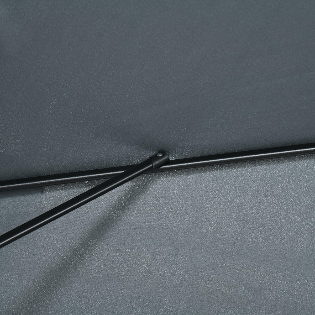 SONNENSCHIRM DE-11440 rechteckig, neigbar, 3 x 2 m Dunkelgrau - Dunkelgrau, Metall (198/294cm) - ComfortXL