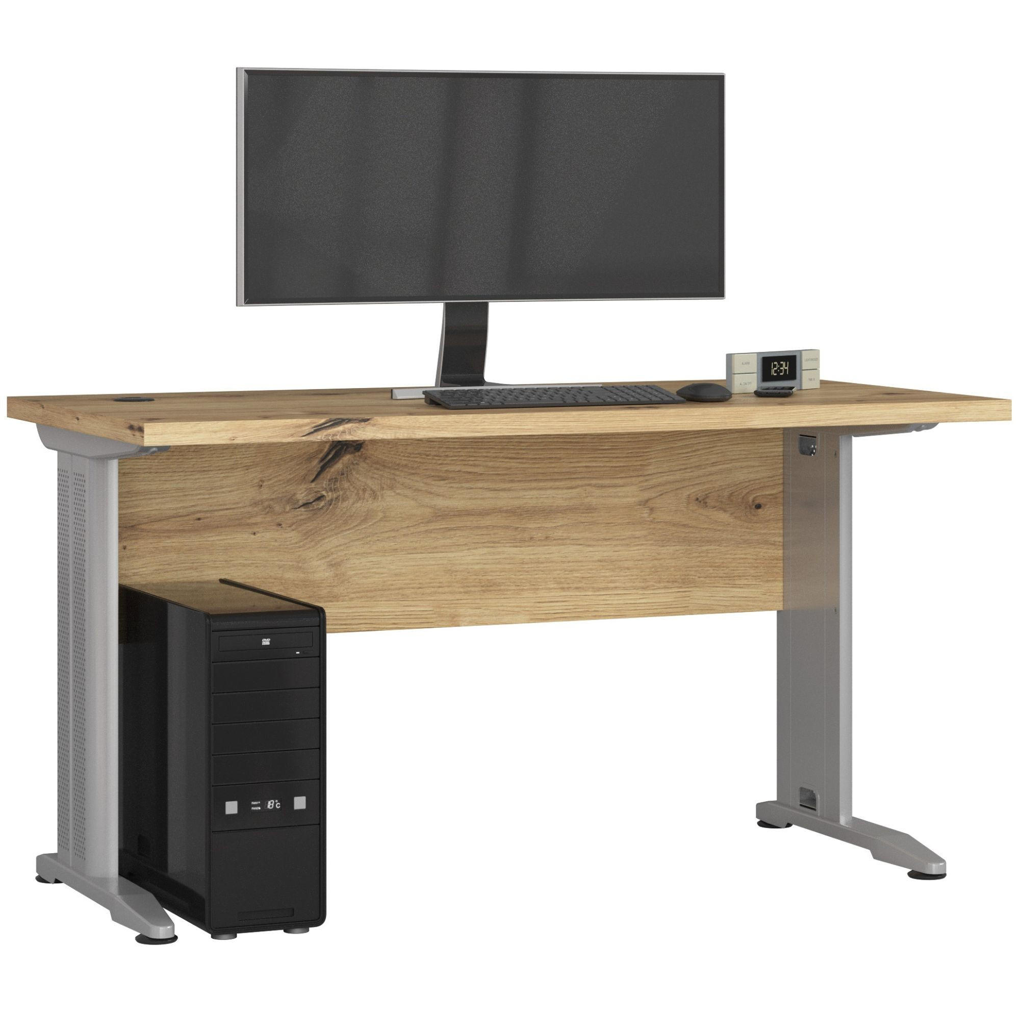 Akord Schreibtisch Eiche Artisan 135x76x60 cm