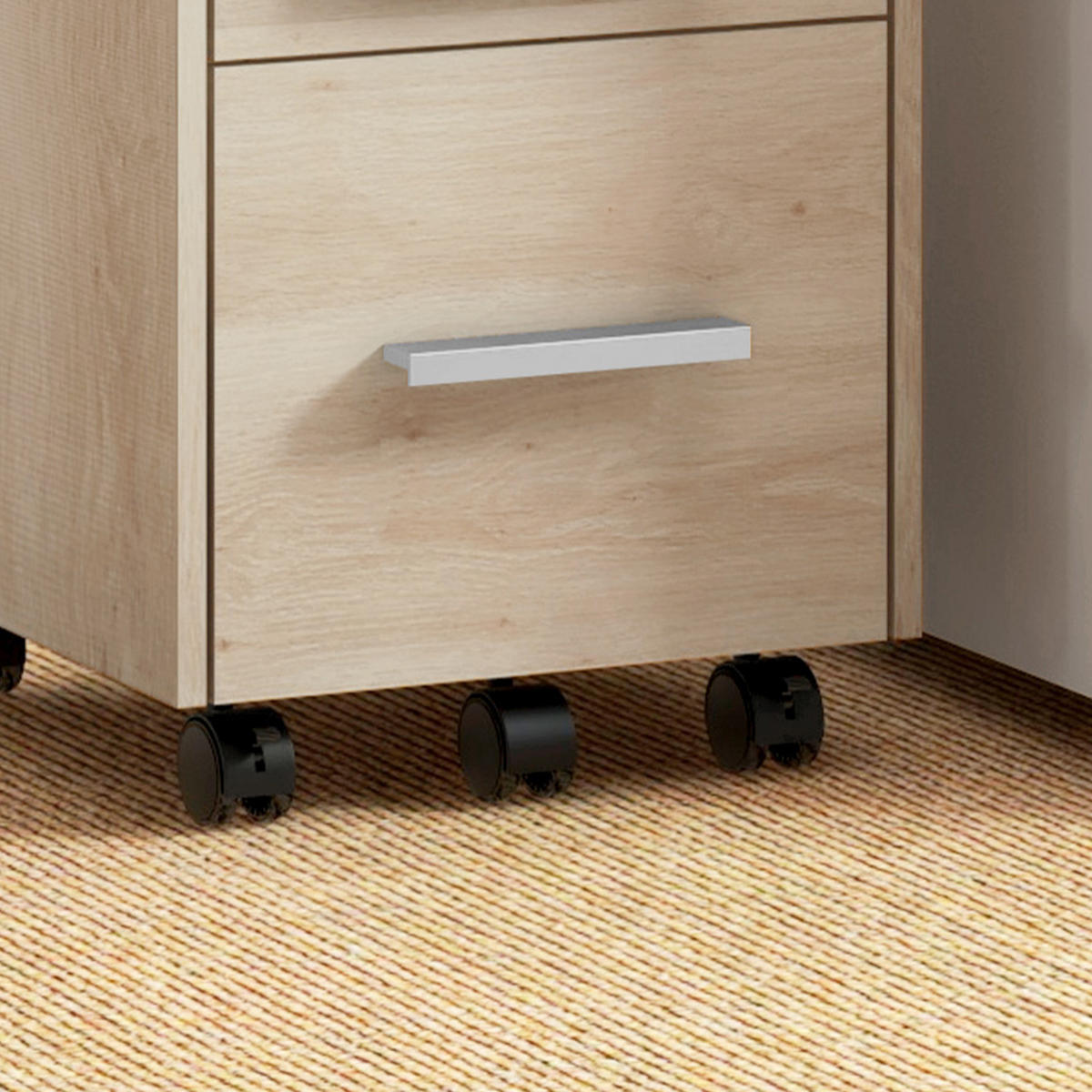 ROLLCONTAINER DE-14428 Beige - Beige, Holzwerkstoff (40/65/39cm) - ComfortXL