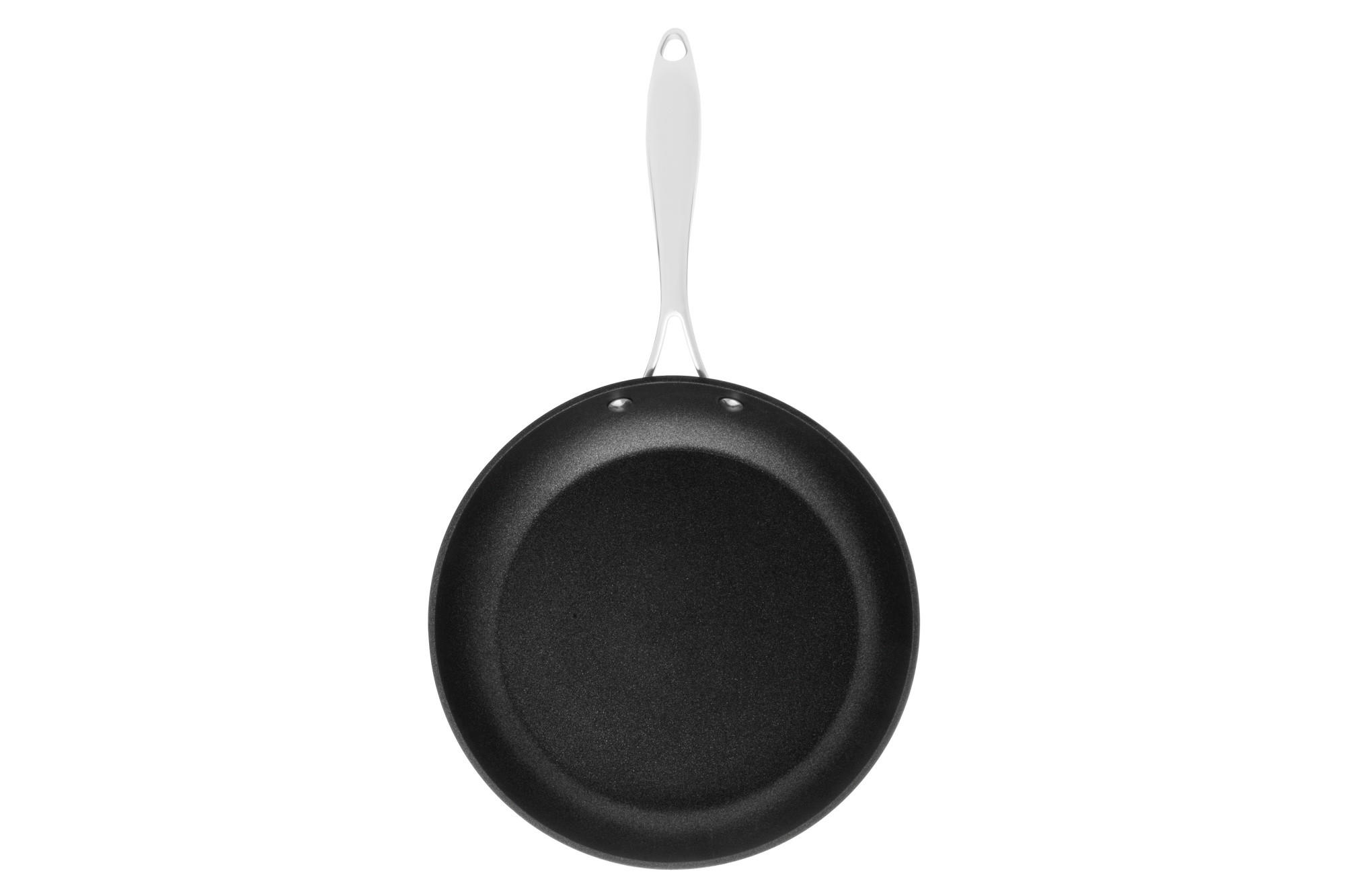 INDUKTIONSBRATPFANNE Ø 26 cm - Schwarz, Metall (46cm)
