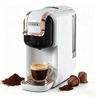 KAPSELMASCHINE 5-in-1 20 Bar für N-Kapseln/DG/K-Cup/Pads/Pulver - Weiß, Metall (11/24.5/24.5cm) - BEXEVUE