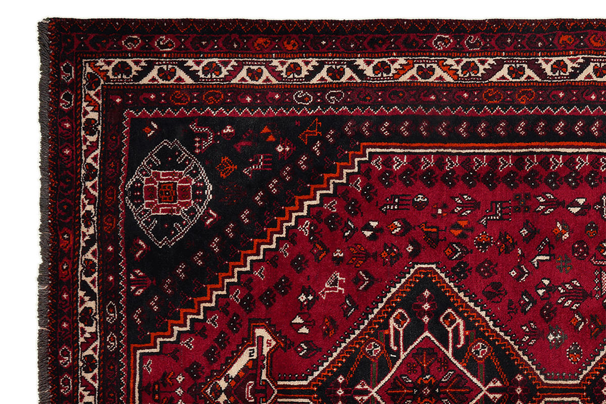 TEPPICH Gashgai Rot 281/180 cm - Rot, Textil (180/281cm) - Looma