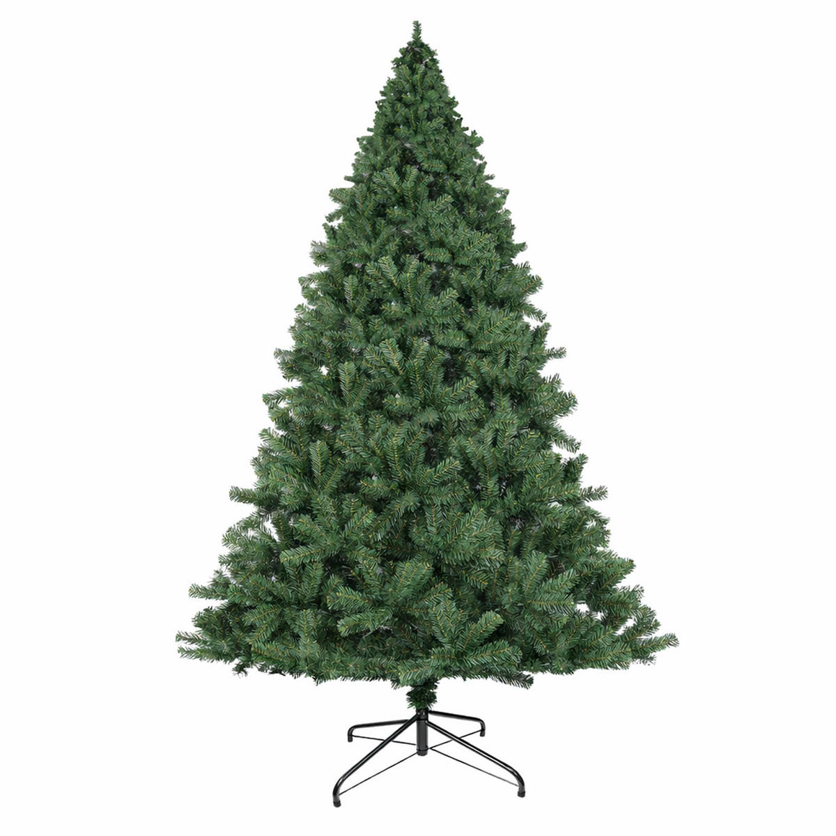 WEIHNACHTSBAUM Cannon Ⅲ 100/100/210 cm - Grün, Kunststoff (210cm) - Nettlife