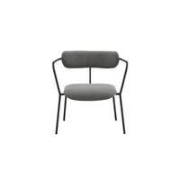 SESSEL Duffy Grau 55x66x95 - Grau, Textil (55/95/66cm) - FURNLUX