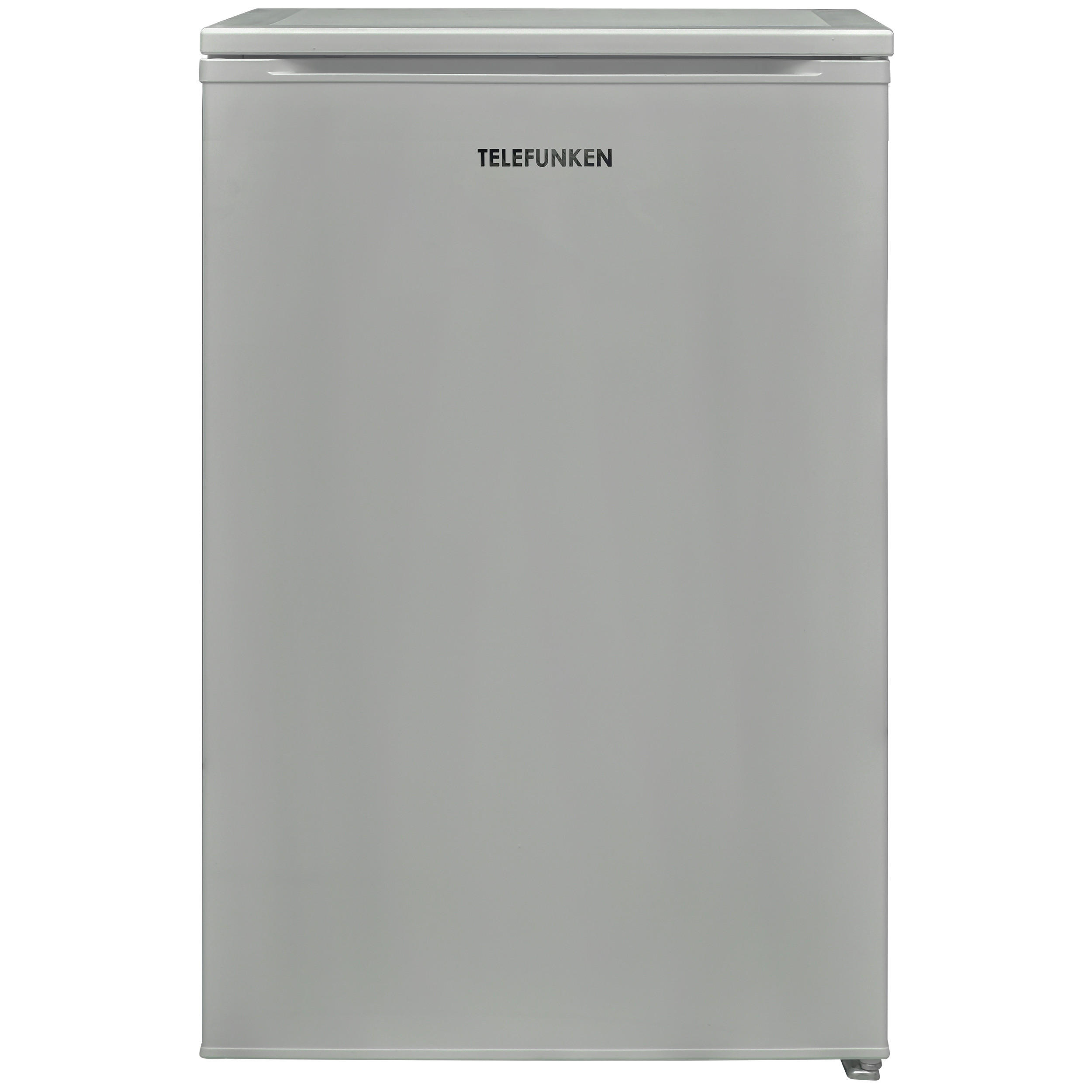 KÜHLSCHRANK ohne Gefrierfach, klein und freistehend, 135 Liter, mit Gemüsefach - Silberfarben, Glas/Kunststoff (54/83.8/59.5cm) - Telefunken