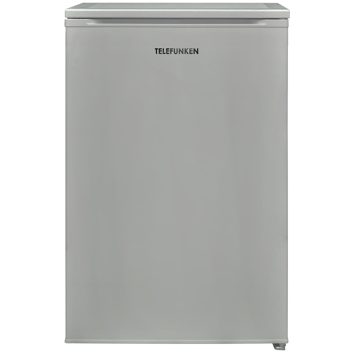 KÜHLSCHRANK ohne Gefrierfach, klein und freistehend, 135 Liter, mit Gemüsefach - Silberfarben, Glas/Kunststoff (54/83.8/59.5cm) - Telefunken