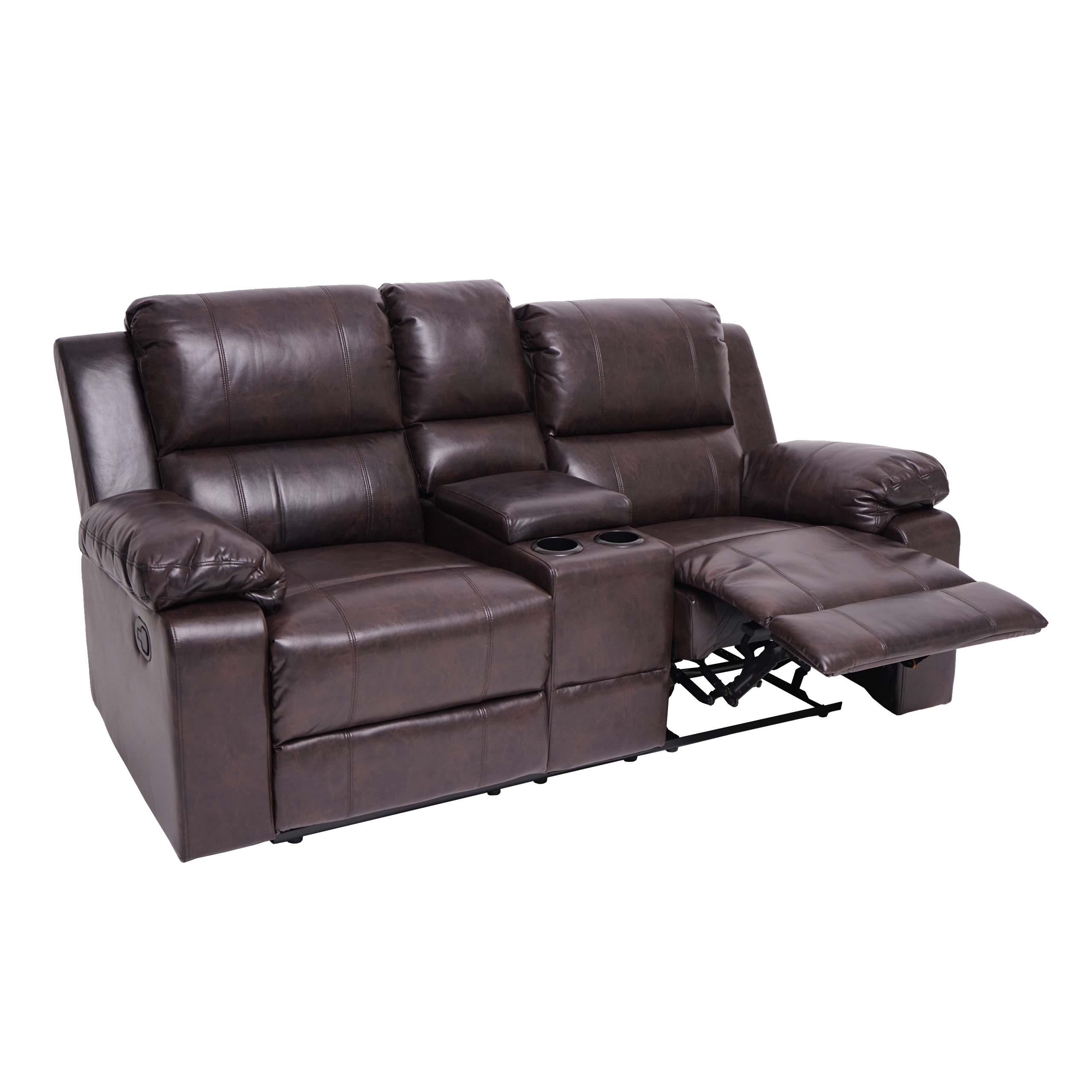 2ER KINOSESSEL Braun - Braun, Textil (180/98/86cm) - MCW