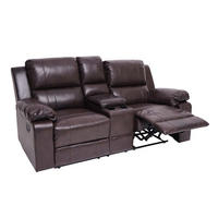 2ER KINOSESSEL Braun - Braun, Textil (180/98/86cm) - MCW