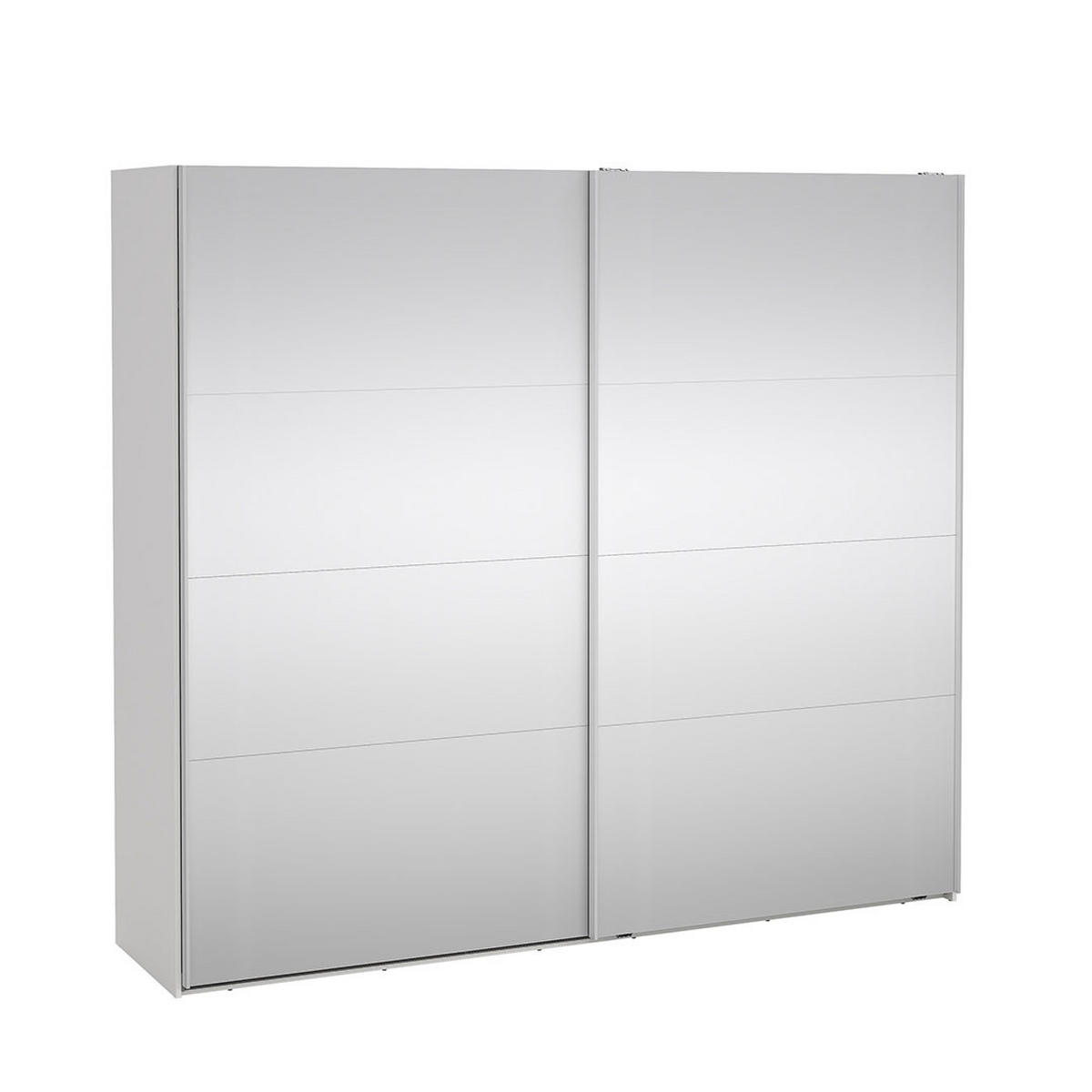 SCHIEBETÜRENSCHRANK, Catania, Weiß, Holzwerkstoff, 244 x 67 x 221 cm - Weiß, Holzwerkstoff (244/221/67cm) - ebuy24