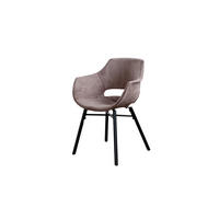 ESSZIMMERSTUHL ZAJA Braun Cord - Dunkelbraun/Braun, Textil (57/81.5/59cm) - KAWOLA