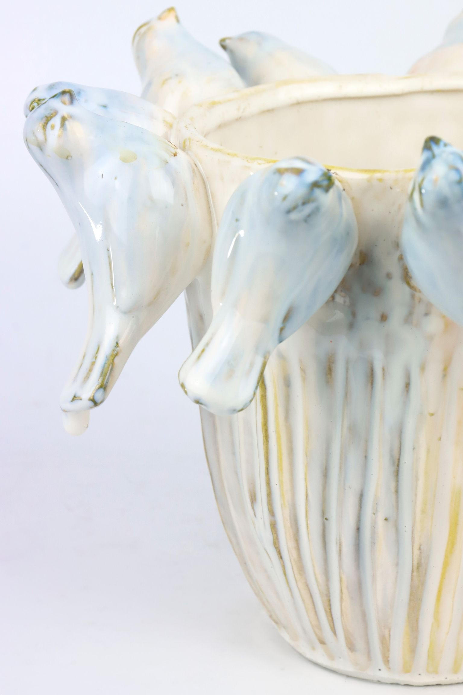 ÜBERTOPF Birdy ø20 cm - Blau, Keramik (20/16.5/20cm) - FURNARO