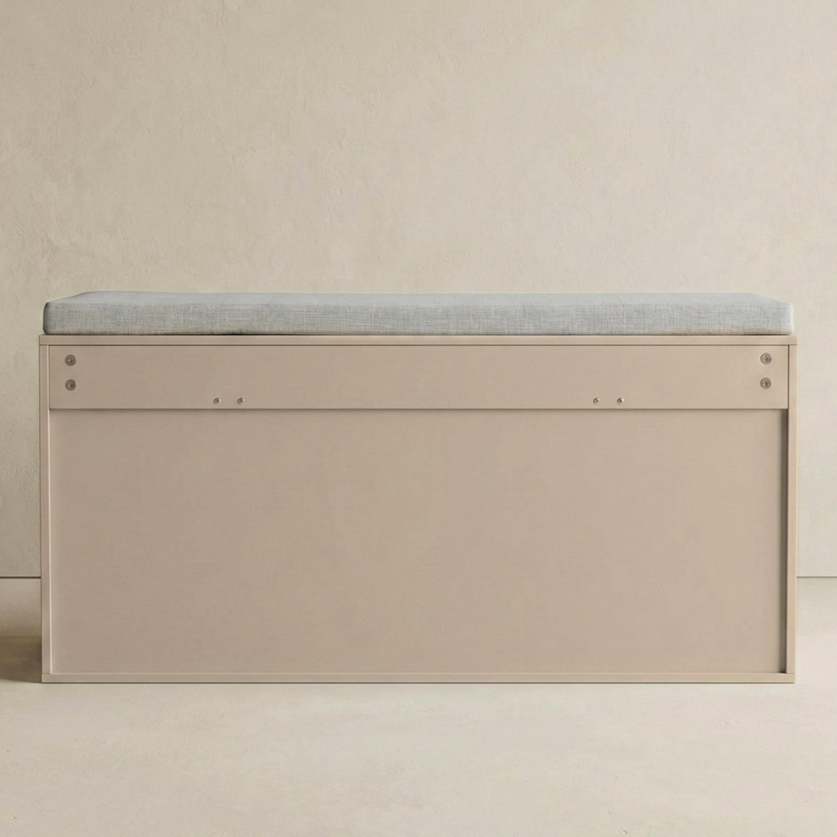 SCHUHSCHRANK mit Sitzfläche Gradia 100/34/53 cm - Beige, Holzwerkstoff (34/53/100cm) - BOXIMO