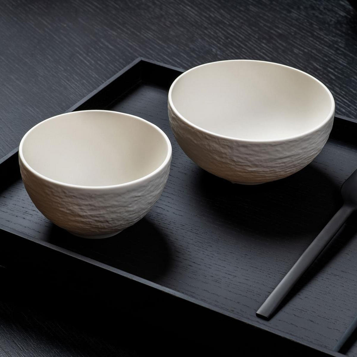 REISBOLS Manufacture Rock Blanc weiß ø 10,8 cm 4er Set - Weiß, Keramik (10.8cm) - Villeroy & Boch