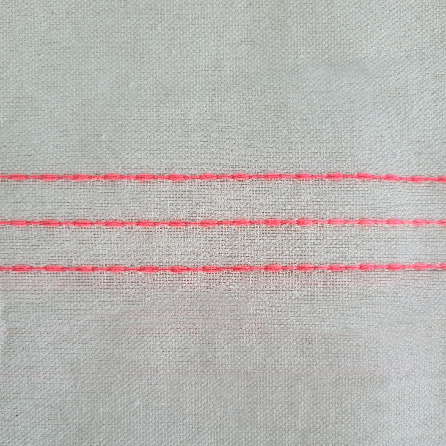 HAMMAMTUCH Traditionelle Calliope 100x200 190g/m² Ecru/rosa - Pink, Textil (100/200cm) - LE COMPTOIR DE LA PLAGE