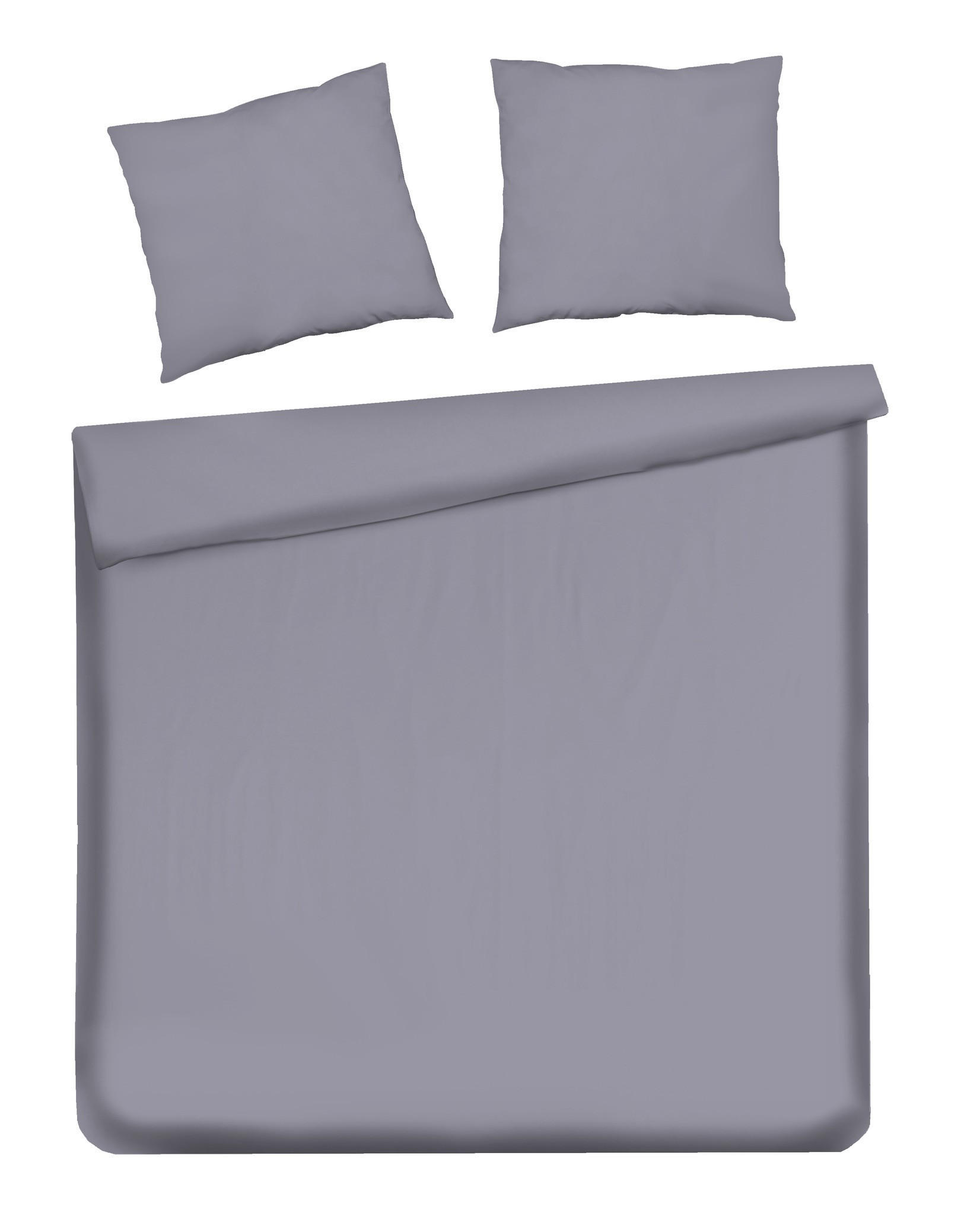 BETTWÄSCHE Satinette - Violett, Textil (200/220cm) - home&you