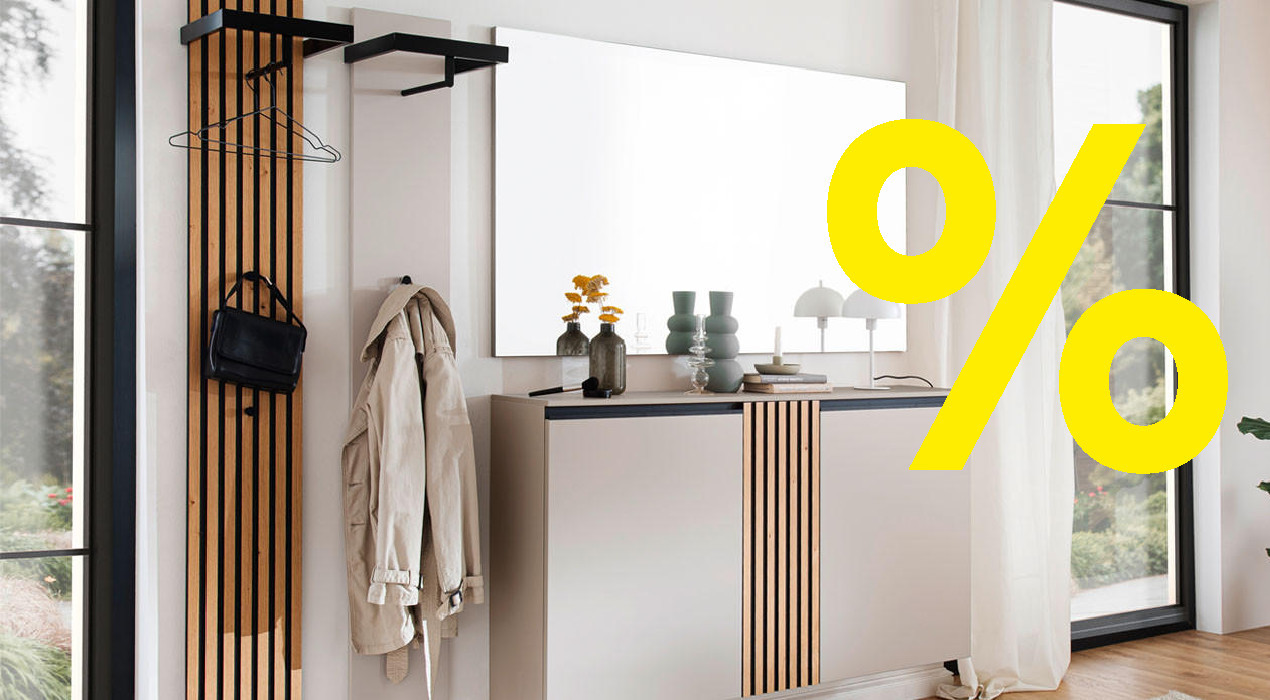 Garderobe im Sale