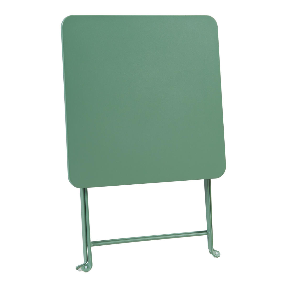 GARTENKLAPPTISCH Vegårshei - Grün, Metall (40/40/45cm) - [en.casa]