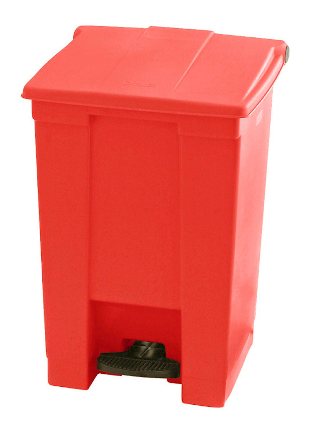 MÜLLEIMER Robuster Pedaleimer 45,4 Liter 60 x 40 x 41,3 cm Aus Konformen Polyethylen Rot - Rot, Metall (40/60/41.3cm) - PROREGAL