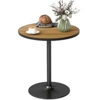 ESSTISCH 70/70/76 cm eiche platzsparend mit stabiler Rundbasis aus Holz - Eichefarben, Holz (70/70/76cm) - OKWISH