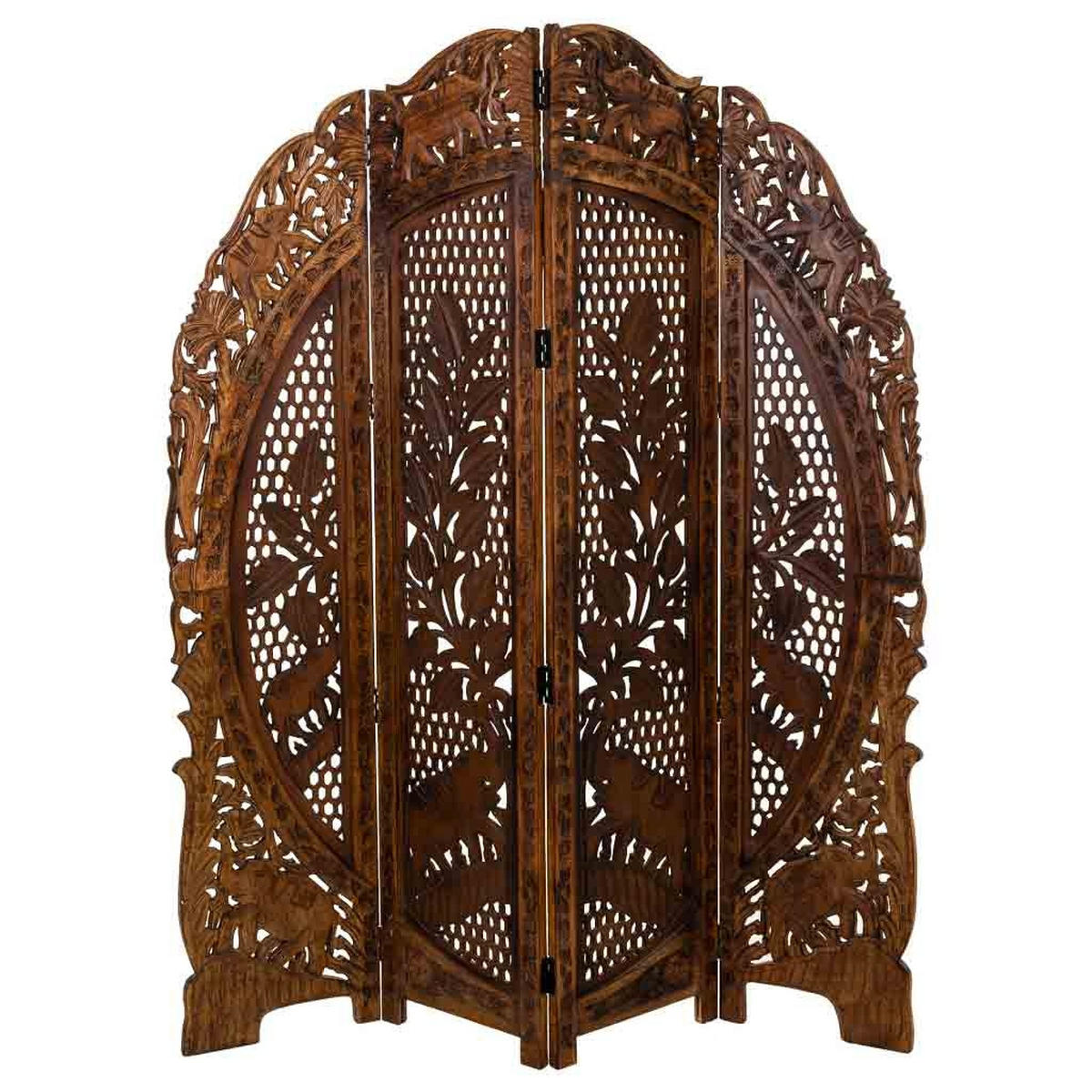 PARAVENT aus Holz, braun, 3x180cm - Braun, Holz (153/180/2.5cm) - Wanderlust