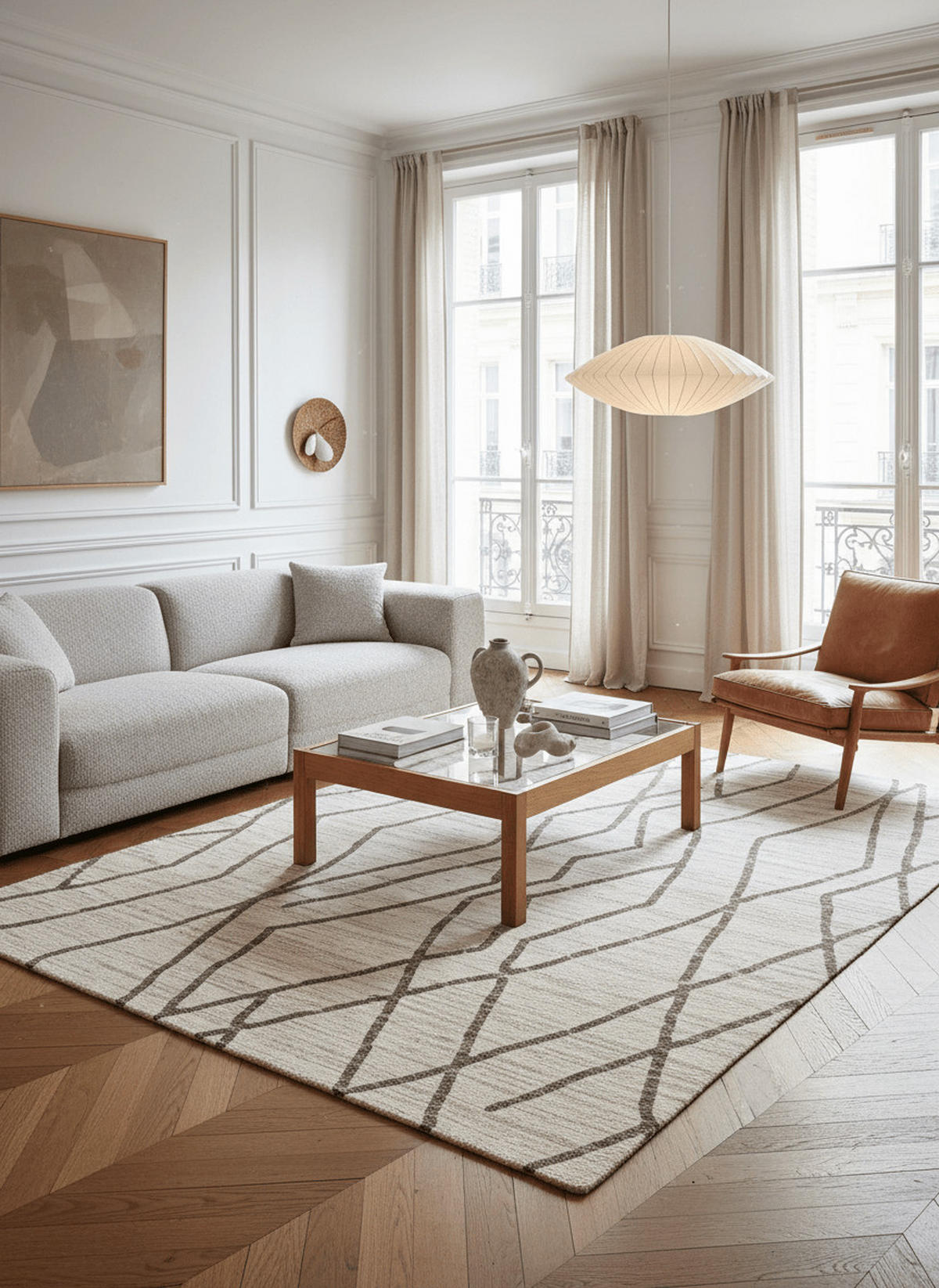 TEPPICH, Weicher Design beige - Beige, Textil (200/290cm) - AFK Living