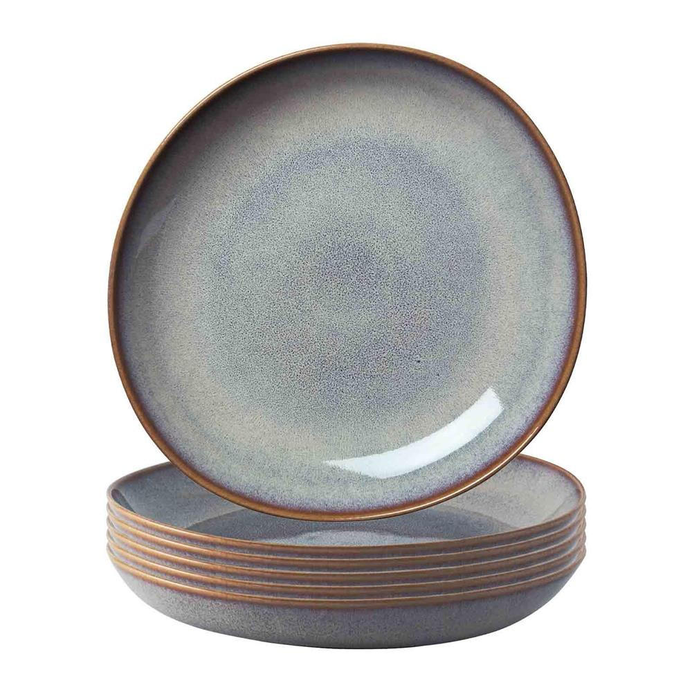 SCHALEN FLACH Lave Beige ø 27 cm 6er Set - Beige, Keramik (27cm) - like.Villeroy & Boch