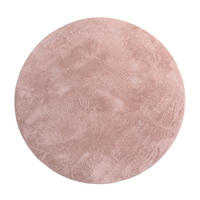 HOCHFLORTEPPICH 80/80 cm Soft 380 - Pink, Textil (80/80cm) - Paco Home